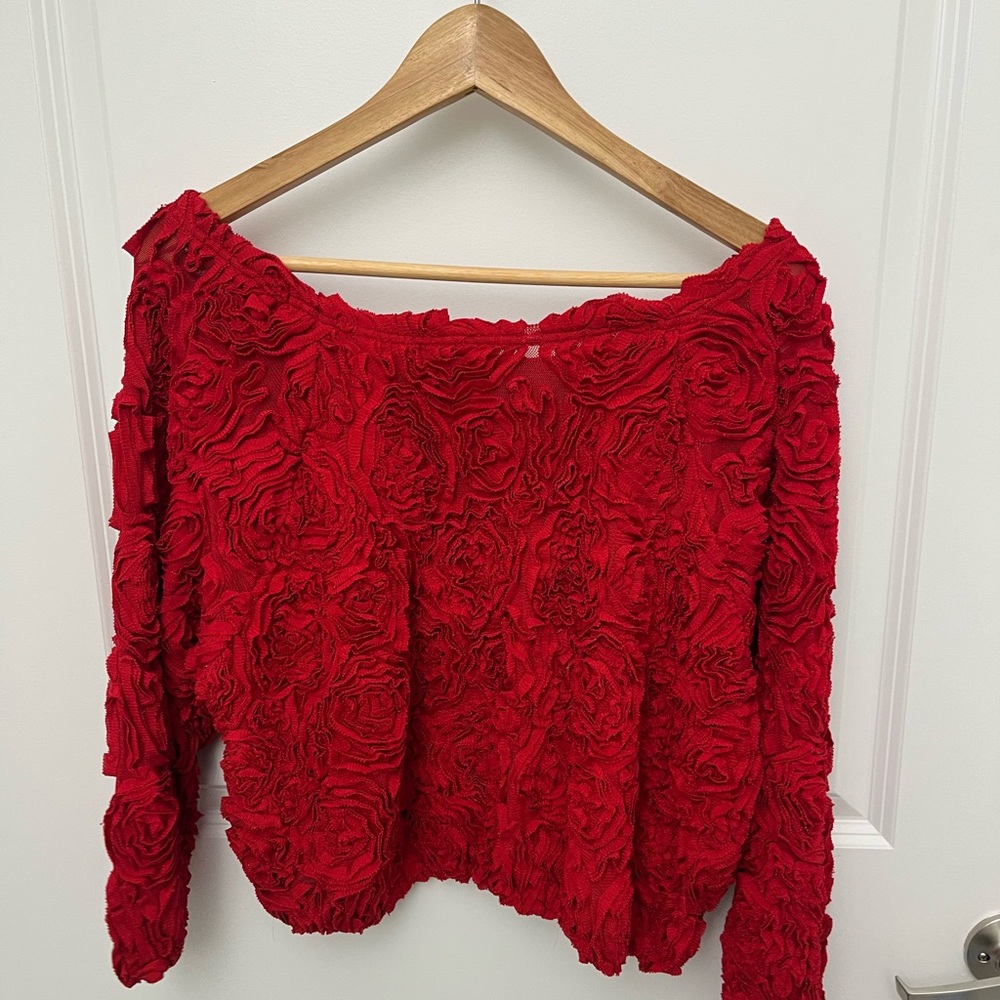 Women flower top - size xs